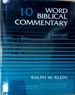 WORD BIBLICAL COMMENTARY: VOL.10 – 1 SAMUEL